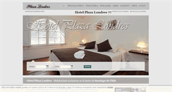 Desktop Screenshot of hotelplazalondres77.com